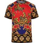 River Island Mens Jaded Baroque Print T-shirt