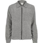 River Island Mens Big And Tall Herringbone Overshirt