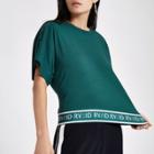 River Island Womens Ri Tape Short Sleeve T-shirt