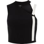 River Island Womens Cold Shoulder Top With Eyelet Strap Top