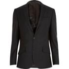 River Island Mens Polka Dot Wool Slim Tux Jacket