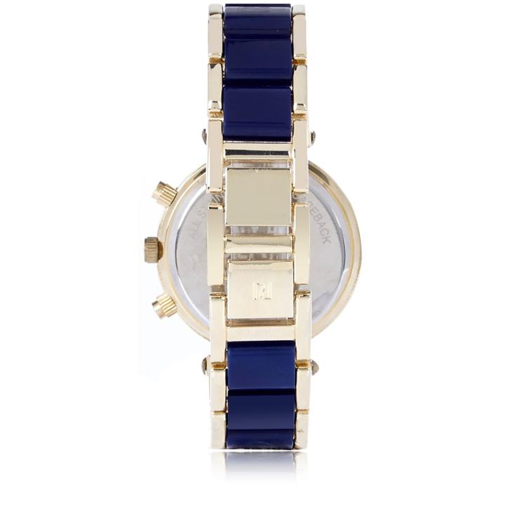 River Island Womens Glamorous Rhinestone Case Watch