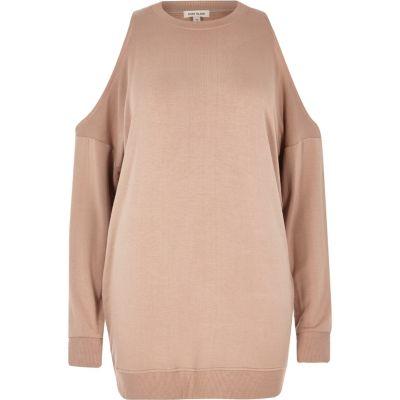 River Island Womens Cold Shoulder Sweater