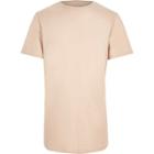 River Island Mens Slim Fit Curved Hem T-shirt