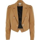 River Island Womens Petite Cropped Blazer