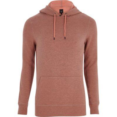 River Island Mens Marl Muscle Fit Hoodie