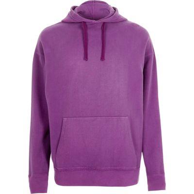 River Island Mens Washed Hoodie