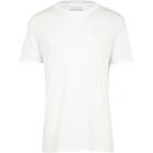 River Island Menswhite Plain Short Sleeve T-shirt