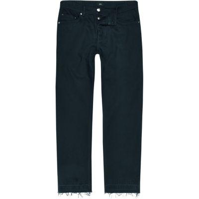 River Island Mens Bobby Standard Raw Hem Jeans