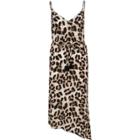 River Island Womens Leopard Print Cami Beach Dress