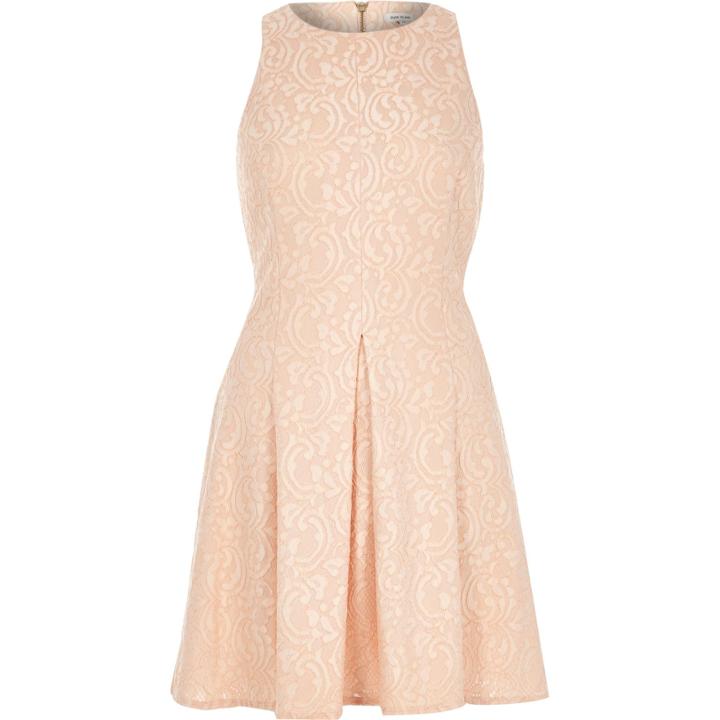 River Island Womens Lace Skater Dress