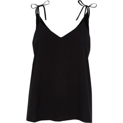 River Island Womens Bow Detail V Neck Cami Top