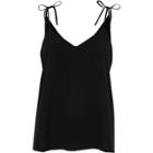 River Island Womens Bow Detail V Neck Cami Top