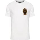 River Island Mens White Slim Fit Wasp Embroidered Short Sleeve