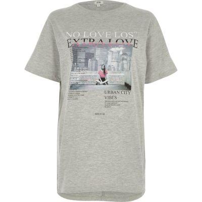 River Island Womens 'no Love Lost' Print Boyfriend T-shirt