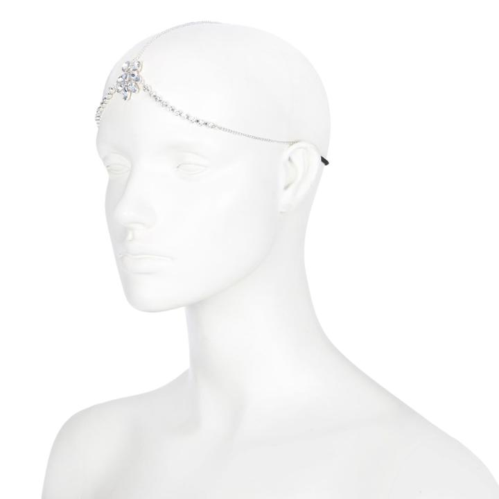 River Island Womens Silver Tone Embellished Hair Chain