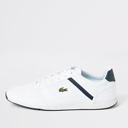 River Island Mens Lacoste White Menerva Trainers