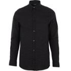 River Island Mens Only And Sons Ditsy Print Slim Fit Shirt
