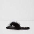 River Island Womens Feather Flip Flop Slippers