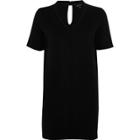 River Island Womens Petite Oversized Choker T-shirt