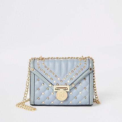 River Island Womens Studded Quilted Cross Body Bag