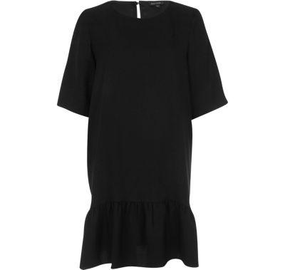 River Island Womens Chiffon Drop Hem Swing Dress