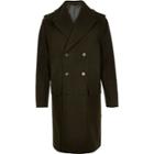 River Island Mens Military Double Breasted Winter Coat