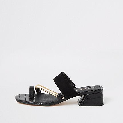 River Island Womens Asymmetric Toe Ring Sandals