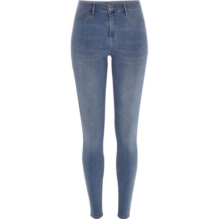 River Island Womens Smoky Mid Wash Molly Jeggings