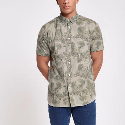 River Island Mens Only And Sons Floral Slim Fit Shirt