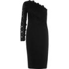 River Island Womens Lace One Shoulder Bodycon Dress