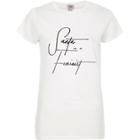 River Island Womens White 'santa Is A Feminist' Christmas T-shirt