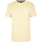 River Island Mens 'r96' Slim Fit Velour T-shirt