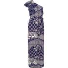 River Island Womens Print One Shoulder Maxi Dress