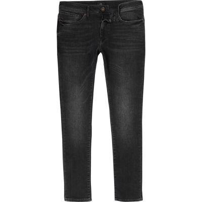 River Island Mens Washed Danny Super Skinny Jeans