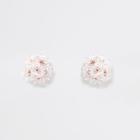 River Island Womens Rose Gold Tone Beaded Earrings