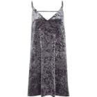 River Island Womens Marble Velvet Mini Slip Dress
