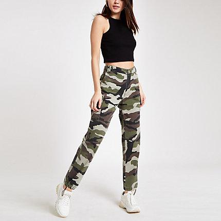 River Island Womens Ribbed Racer Crop Top