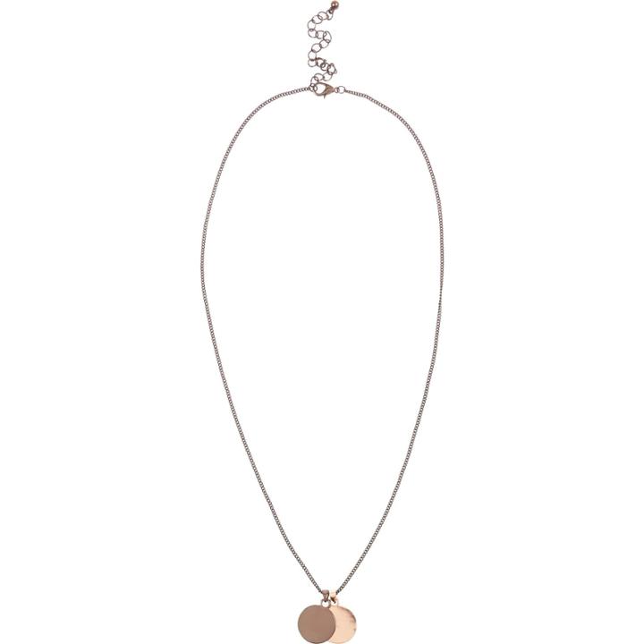 River Island Mensbronze Tone Circle Pendant Necklace