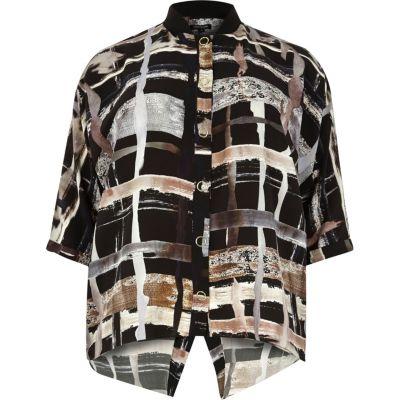 River Island Womens Plus Print Shirt