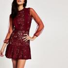 River Island Womens Forever Unique Lace Waisted Mini Dress