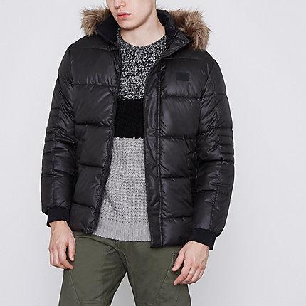River Island Mens Jack And Jones Core Puffer Jacket