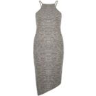 River Island Womens Bodycon Asymmetric Dress