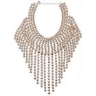 River Island Womens Gold Tone Bold Dangle Necklace