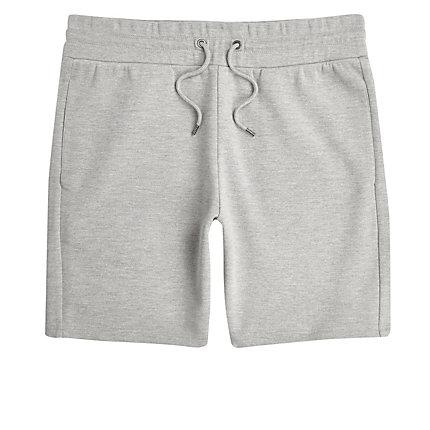 River Island Mens Big And Tall Slim Fit Pique Shorts