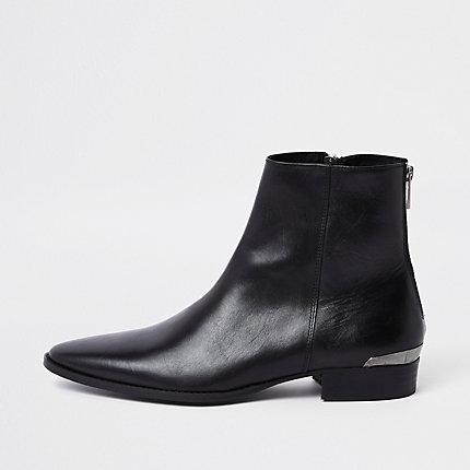 River Island Mens Ri 30 Leather Chelsea Boots