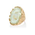 River Island Womens Gold Tone Flecked Cocktail Ring
