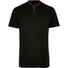 River Island Mens Maison Riviera Baseball Neck Polo Shirt