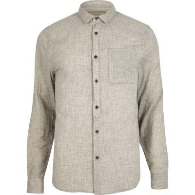 River Island Mens Marl Shirt