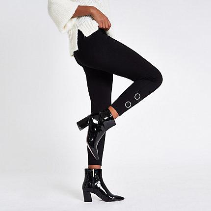 River Island Womens Diamante Embellished Leggings
